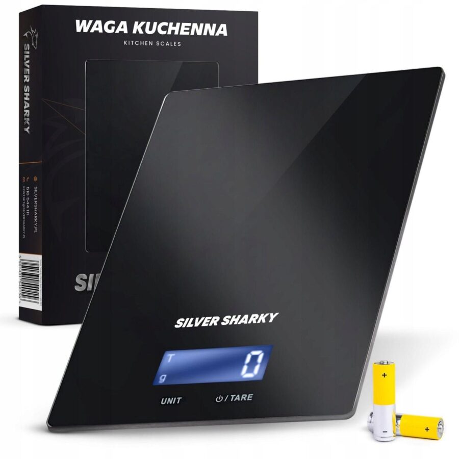 Waga kuchenna elektroniczna MLP01 czarna